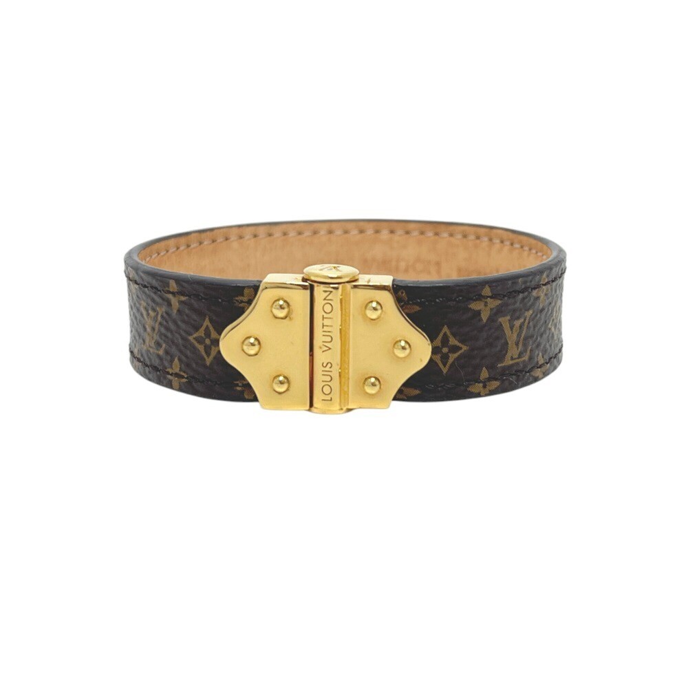 LOUIS VUITTON M6689 Bracelet Spirit Accessory Monogram Canvas Women's Brown